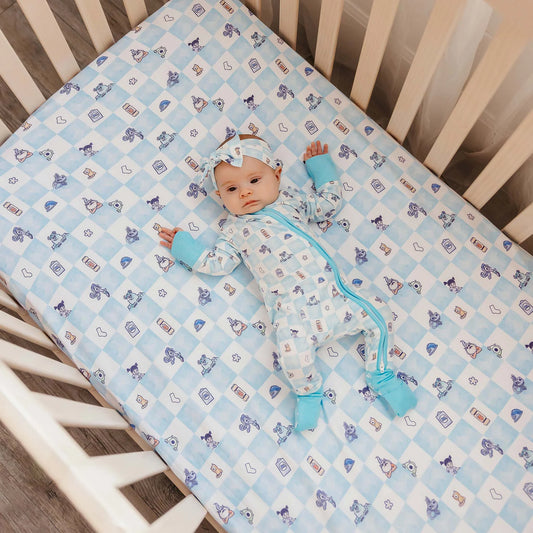 Monsters, Inc. Medley Premium Crib Sheet