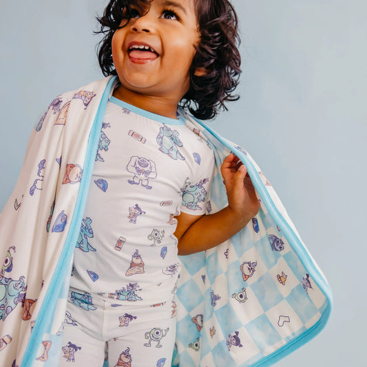Monsters, Inc. Medley 3-Layer Stretchy Quilt