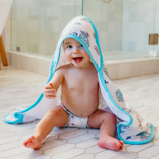 Monsters, Inc. Friends Premium Knit Hooded Towel