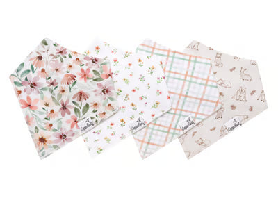 Natalie Bandana Bib Set (4-Pack)