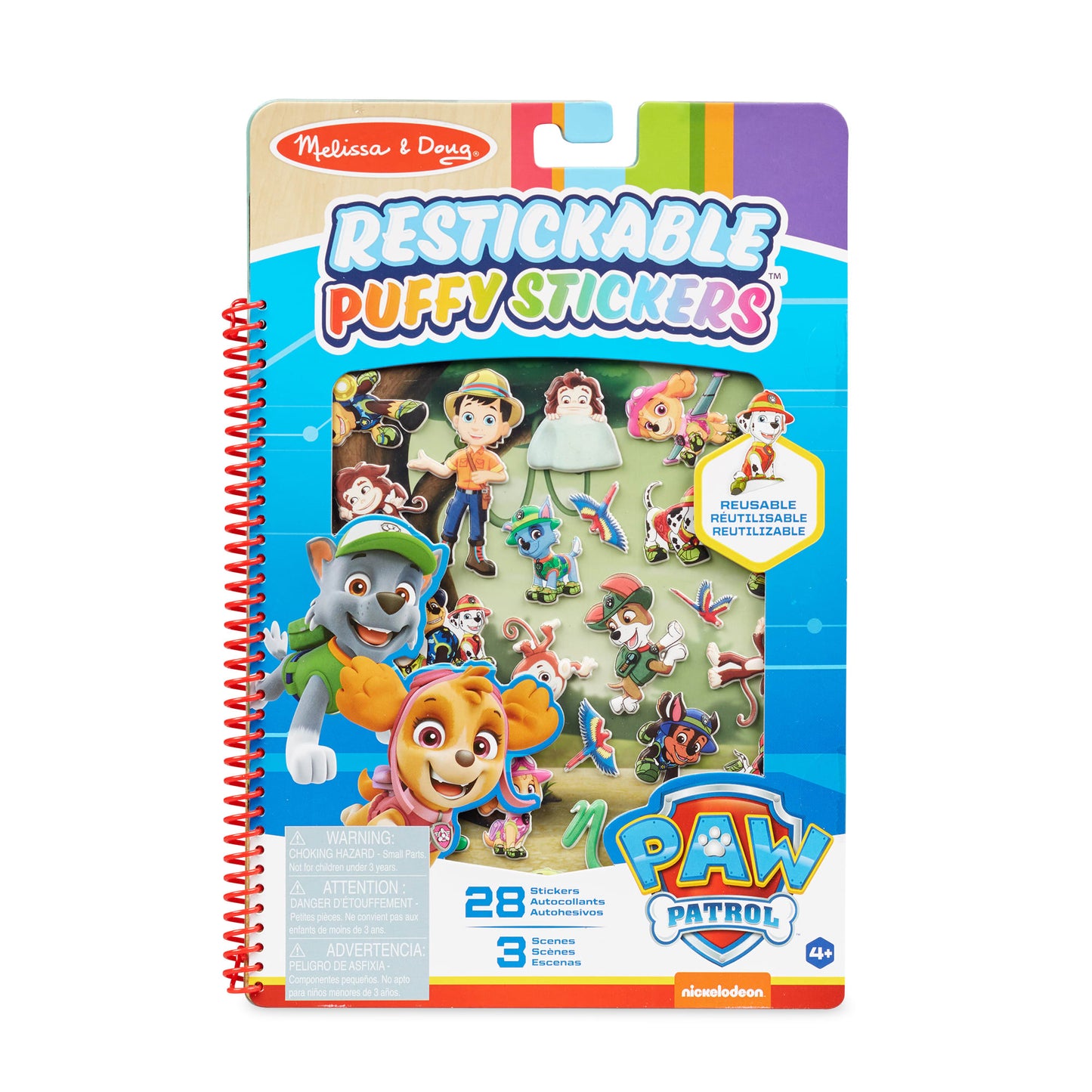 PAW Patrol Puffy Sticker Pad - Jungle
