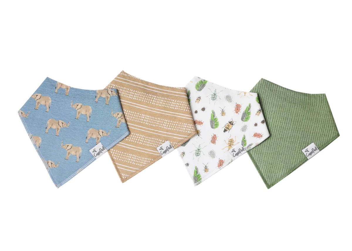 Peanut Baby Bandana Bib Set