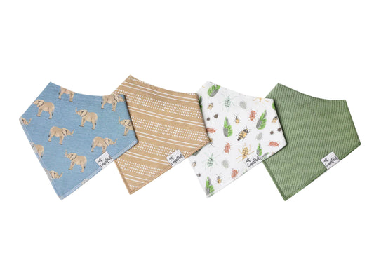 Peanut Baby Bandana Bib Set