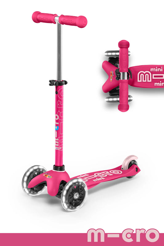 Micro Mini LED Scooter LED Pink