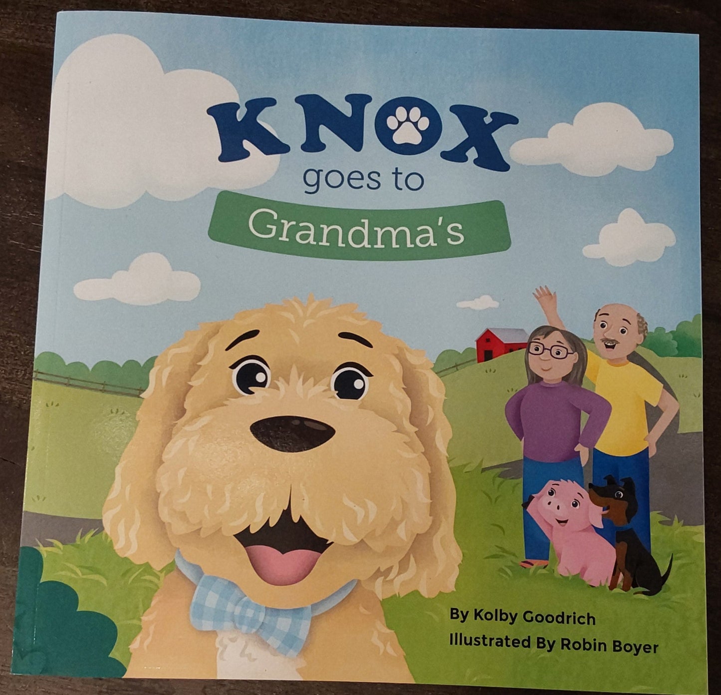 "Knox goes to Grandma's" Book by Kolby Goodrich