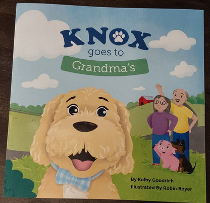 "Knox goes to Grandma's" Book by Kolby Goodrich