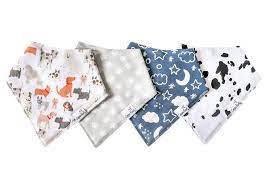 Rufus Baby Bandana Bib Set