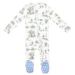 ZIP-UP FOOTIE PAJAMA - HUNDRED ACRE WOOD