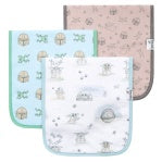 3 PACK PREMIUM BURP CLOTHS - STAR WARS GROGU