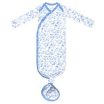 BAMBOO NEWBORN KNOTTED GOWN - PRISCILLA