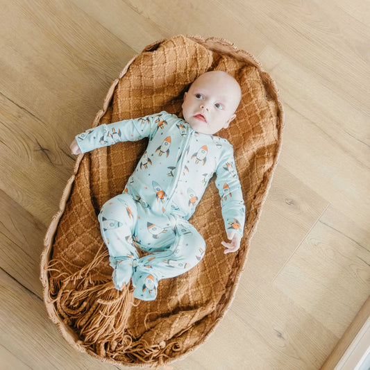 Rocketeer Zip-Up Footie