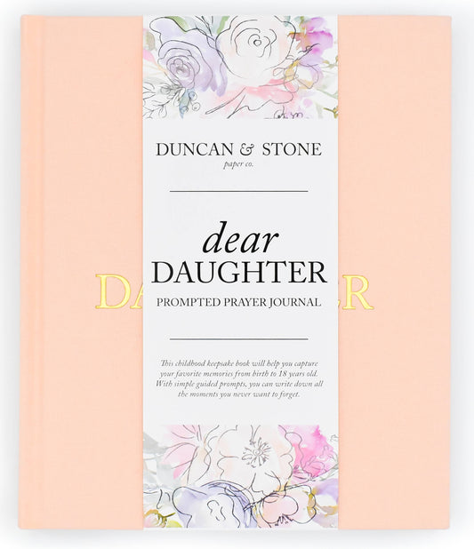 Dear Daughter Childhood Keepsake Book | Gift for Wife or Mom