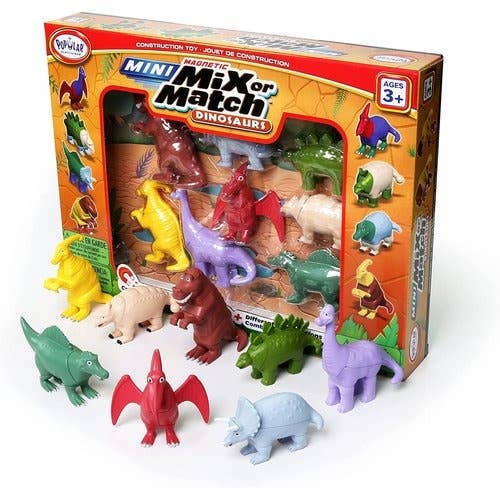 Mini Magnetic Mix or Match Dinosaurs 1 New!