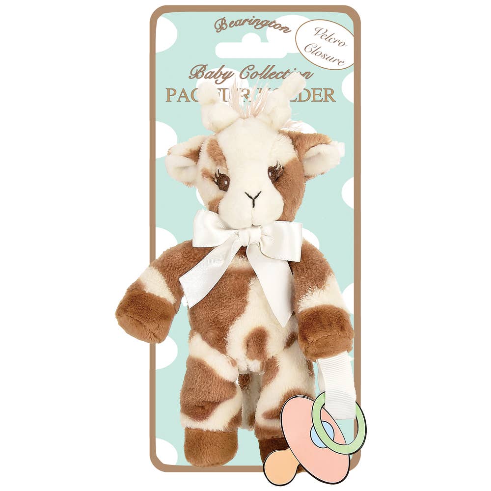 Patchy Giraffe Paci Holder