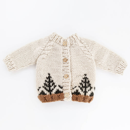 Forest Cardigan Sweater: 0-6 months