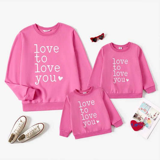 Valentine's Day love to love you crewneck