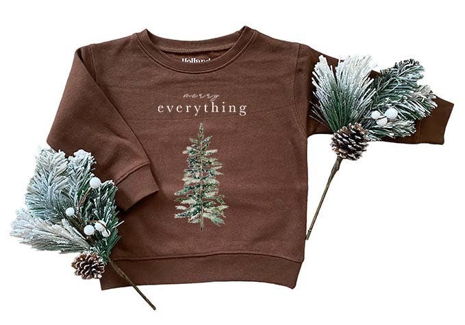 Merry Everything | Kids & Adult Christmas Sweatshirt