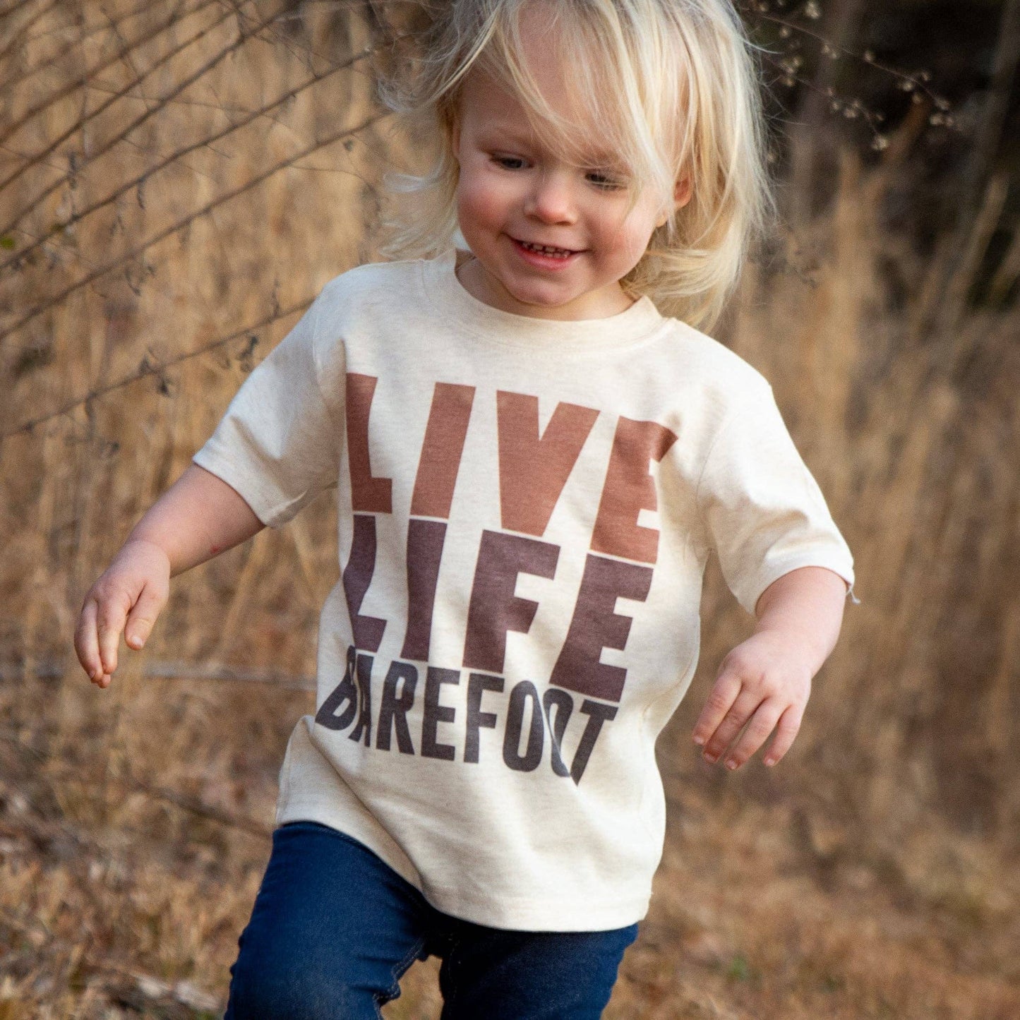 "Live Life Barefoot" Toddler T-shirt