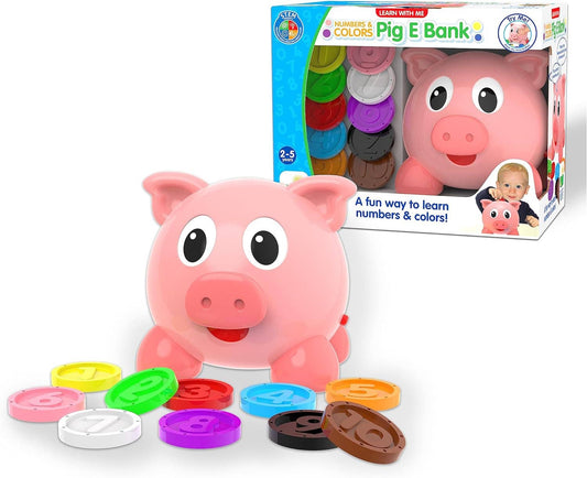 Learn With Me - Numbers & Colors Pig E Bank: Plastic