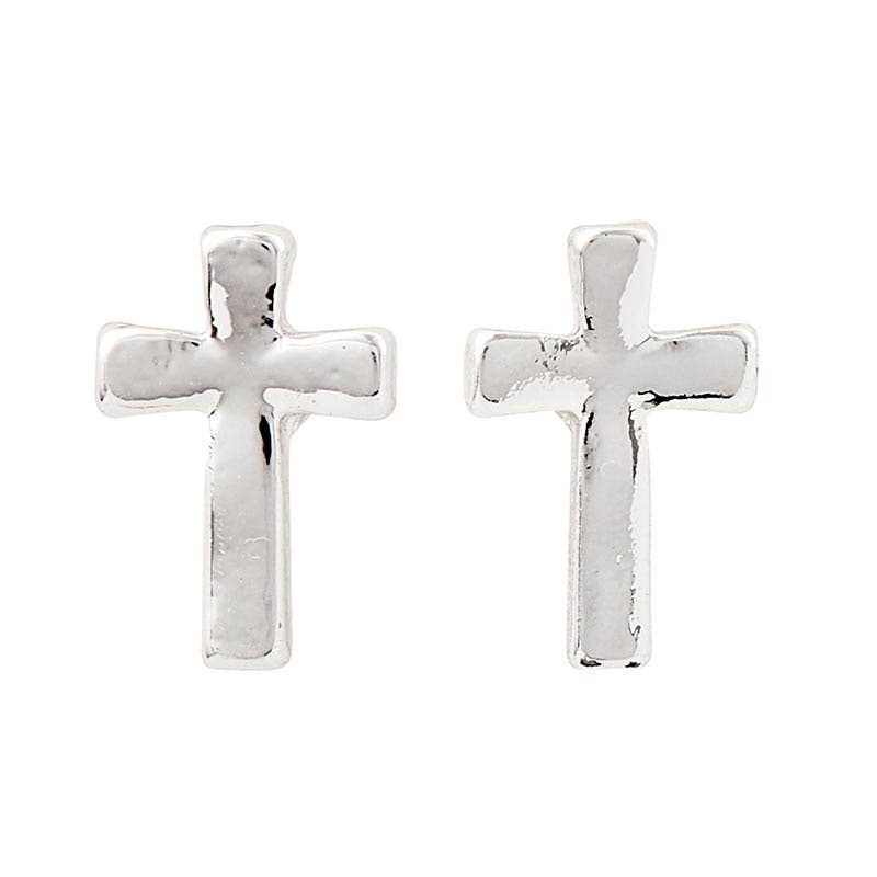 Cross Stud Earrings