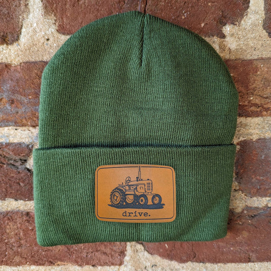 Drive Tractor GREEN Youth Beanie Country Farm Apparel