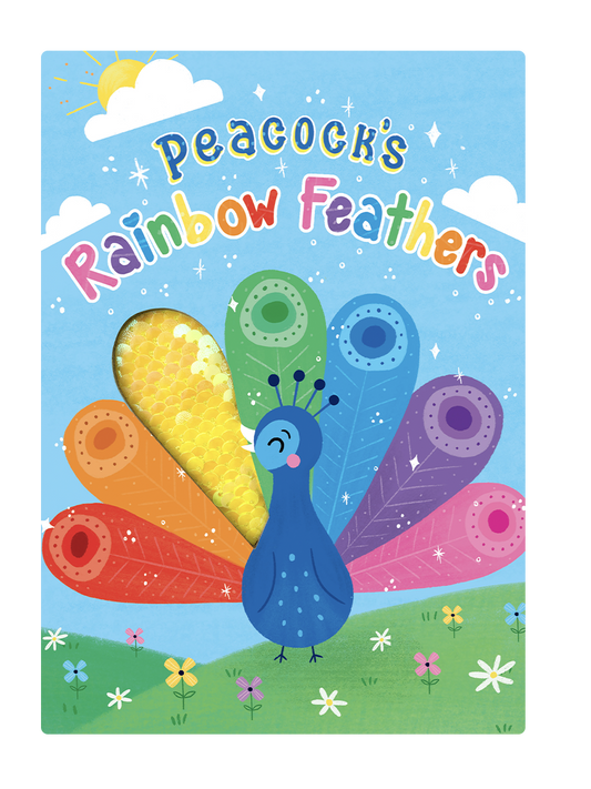 Peacock's Rainbow Feathers