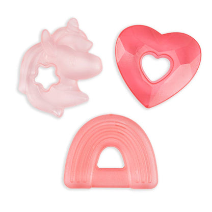 Cutie Coolers™ Water Filled Teethers (3-pack): Unicorn