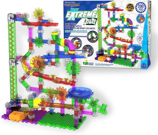 Techno Gears Marble Mania - Extreme GLO (200+ pcs): Plastic