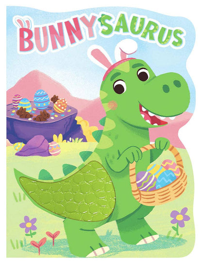 Bunnysaurus - Touch and Feel Board Easter Book - Sensory Board Book