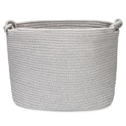 Rope Cube Storage Basket - Gray