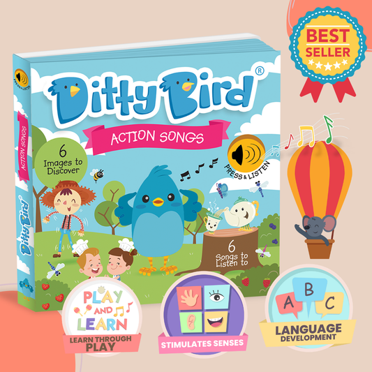 Ditty Bird Sound Book BESTSELLER Motor Skills: Action songs