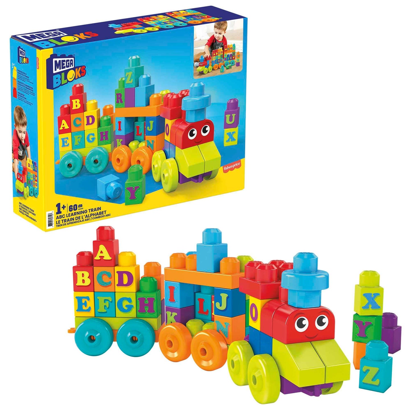 MEGA™ Bloks Building Basics ABC Learning Train