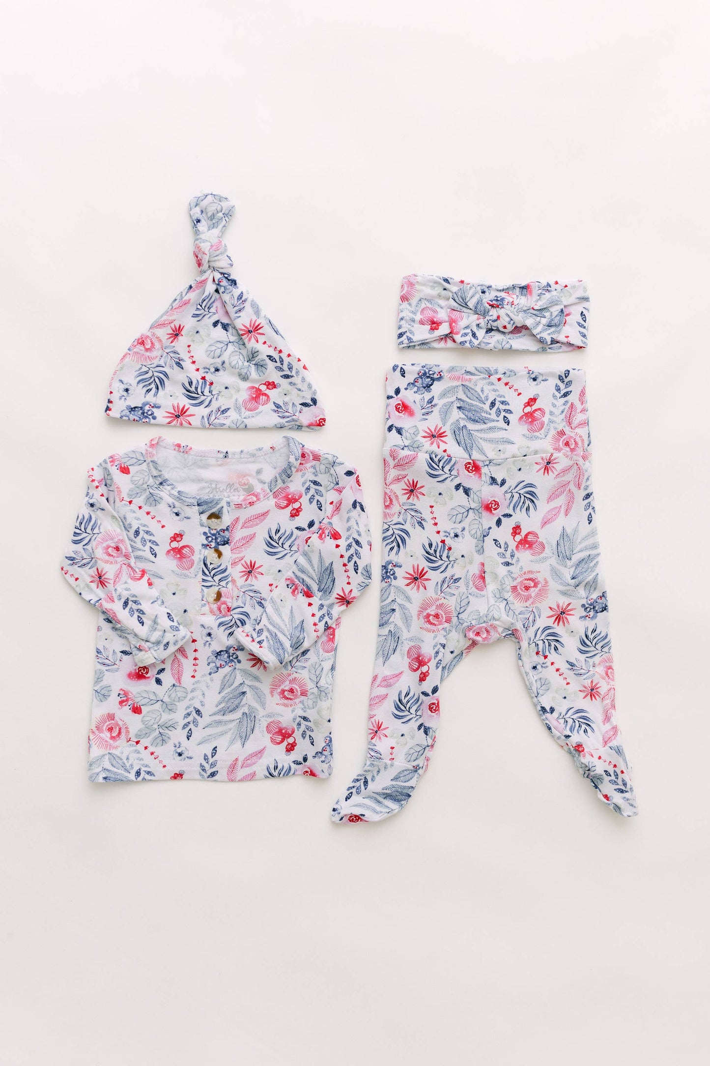 Top & Bottom Baby Outfit (Newborn - 12 months sizes) - Bloom