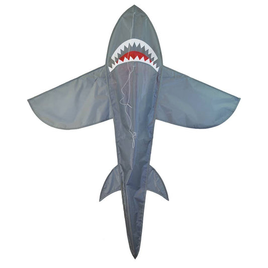 5' 3D Grey Shark Kite