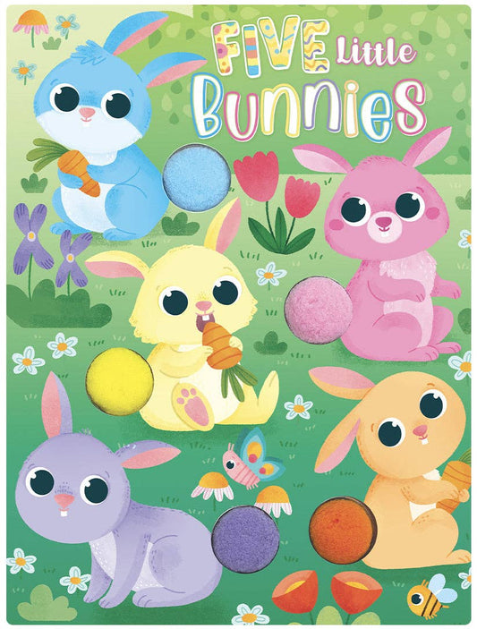 Five Little Bunnies - Children's Touch and Feel Book with Fluffy Tails