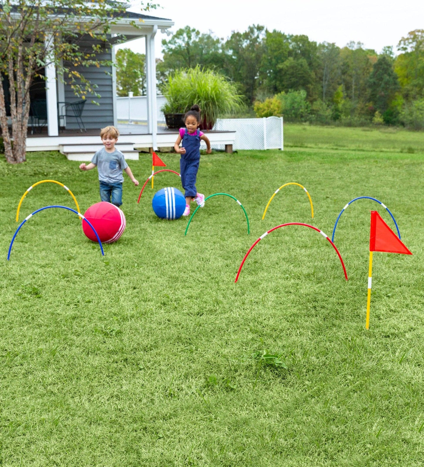 Giant Kick Croquet Game