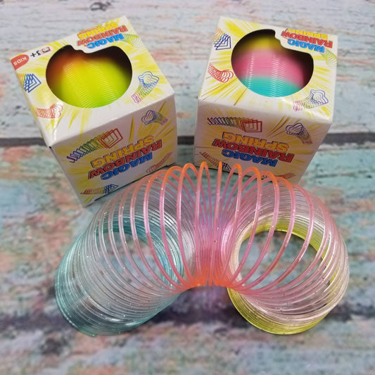 Folding Spring Coil Creative Magical Toys